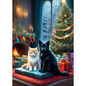 Bluebird Puzzle - Puzzle Waiting for Christmas - 300 piese