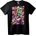 NOONEBRAND Тениска Мулти-герои от анимация - 2XL, Black