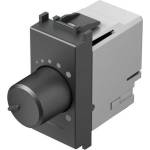 TEM Димер ротативен R0-180W LED0-180VA 1M, цвят Антрацит, Modul - EM14AT (EM14AT)