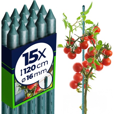 Kovová tyčka Kadax 120 cm x 16 mm, 15 ks