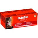 Iams výběr z mořských a suchozemských mas v želé 4080 g