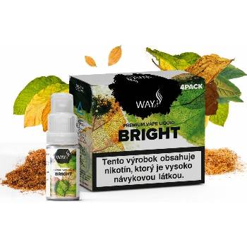 WAY to Vape Bright 4 x 10 ml 6 mg