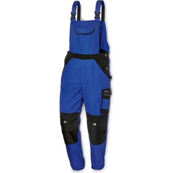PARKSIDE PERFORMANCE Pánské pracovní kalhoty s laclem modrá/černá