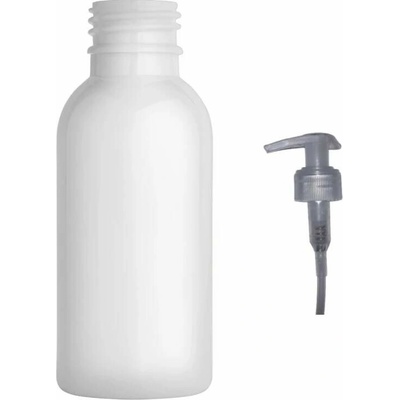Tera plastová lahvička bílá s černou pumpičkou 100 ml