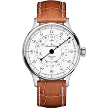 MeisterSinger Pangaea Day Date 365 PDD365901 Světle hnědý kožený řemínek