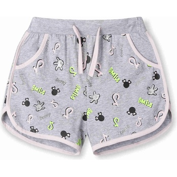 Kugo dievčenské šortky FS6503 svetlo sivý melír