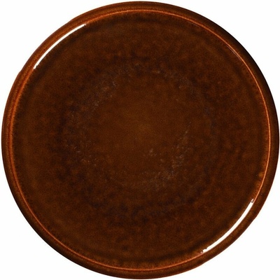 Secret de Gourmet KÁMEN Plochý talíř 28 cm jantarový