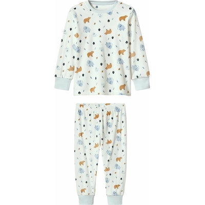 Lupilu plyšové pyžamo bílá