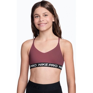 Nike Сутиен за момичета Nike Pro Pink Smoke