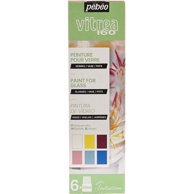 Pébéo Vitrea Контур за стъкло 6 x 20 ml (69.5906)