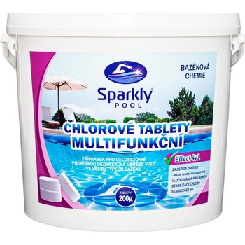 Sparkly POOL Chlorové tablety multifunkční 4v1 MAXI 5 kg