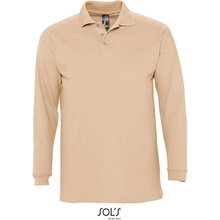 Sol's Winter II Polo s dlhým rukávom hnedé sand