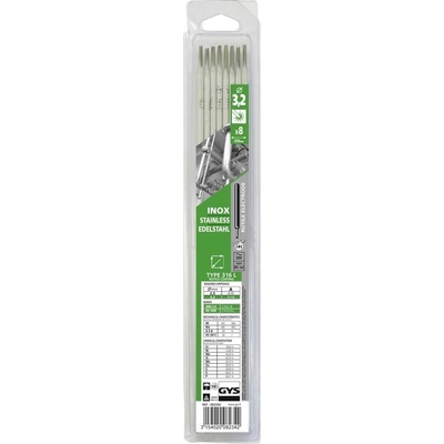 GYS Edelstahl 3.2 mm x 350 mm 8 ks