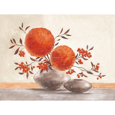 Oranžové koule 1 deska 80x60