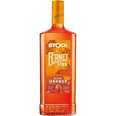 Fernet Stock Blood Orange 27% 1 l (čistá fľaša)