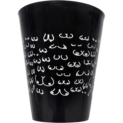 Парти чаша с гърди, провокативна и забавна - Cup Boobs Black 500ml (D-245425)