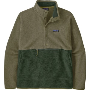 Patagonia Мъжки поларен пуловер Patagonia Retro Pile 1/2 Snap Pullover Fleece jumper - Old Growth Green (005-5487-0412)
