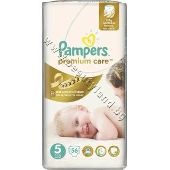 Pampers Пелени Pampers Premium Care Junior, 56-Pack, p/n PA-0201915 - Пелени за еднократна употреба за бебета с тегло от 11 до 18 kg (PA-0201915)