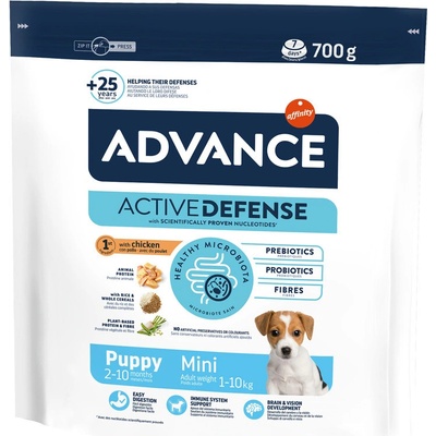 Advance puppy protect Mini kuracie mäso s ryžou 0,7 kg