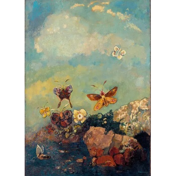 Image 1 of Grafika - Puzzle Odilon Redon - Butterflies, 1910 - 500 piese