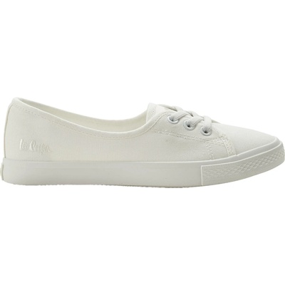 Lee Cooper dámska voľnočasová obuv LC FLEX CANVAS biela