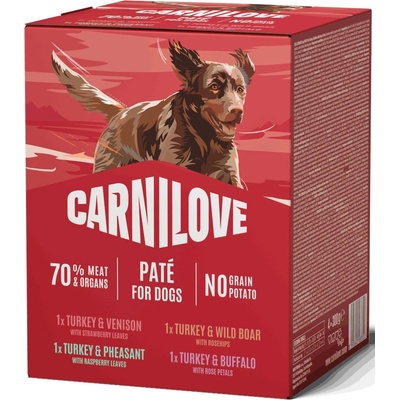 Carnilove Dog Pouch Paté Multipack 4 × 300 g