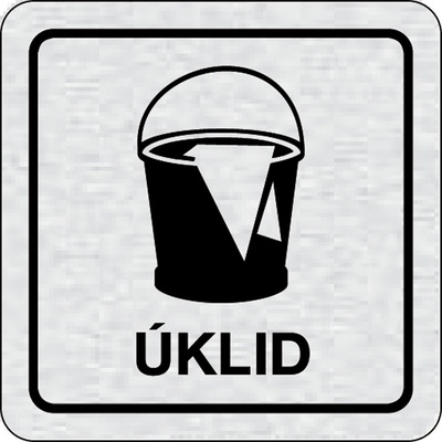 Nalepovací cedulka na dveře - Úklid