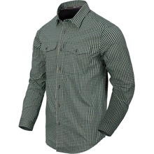 Helikon-Tex košeľa Covert Concealed carry shirt savage green checkered