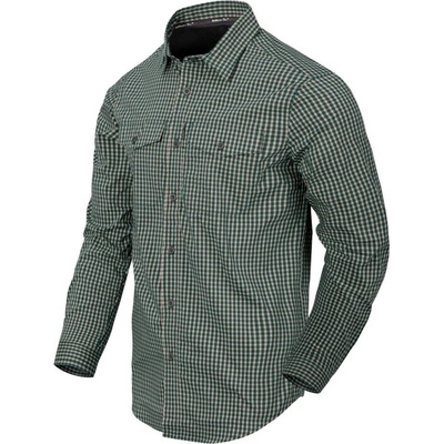 Helikon-Tex košeľa Covert Concealed carry shirt savage green checkered