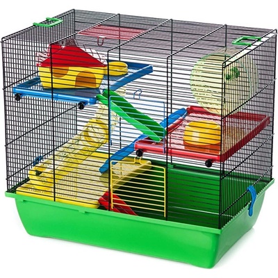 Inter Zoo klec Pinky 3 color zelená 50 x 33 x 44,5 cm