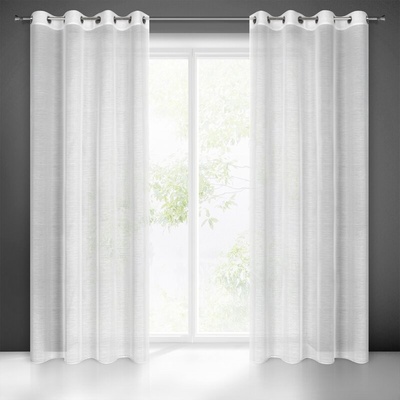 Takoy Záclona GRACJA z hladkého matného etamínu 140 x 250 cm-HF-399437 | 140 x 250 cm