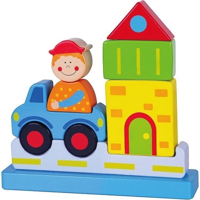 Viga magnetické puzzle mesto