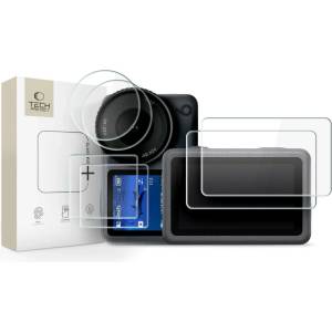 Tech-Protect glass fit+ комплект 2 бр. dji osmo action 6, прозрачен (5906302324422)