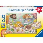 Ravensburger Детски пъзел Ravensburger от 2 x 12 части - Русалки (5663) - baby