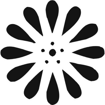 Artemiss Kvet plastová šablóna 2 B 15 cm x 15 cm