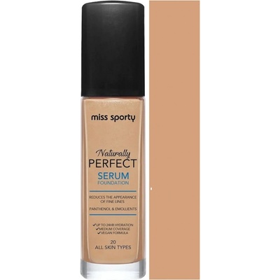 Miss Sporty Naturally Perfect Serum Hydratačný podkladový tónovací krém 20 30 ml