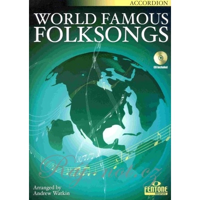 WORLD FAMOUS FOLKSONGS + CD / akordeón