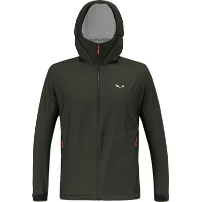 Salewa Мъжко водоустойчиво яке Salewa Puez Aqua 4 PowerTex 2.5L Jacket Waterproof jacket - Dark Olive - размер 56 (EU) (002-2671-0716)