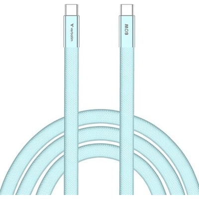 Verbatim 30273 Sync & Charge SoftTouch USB-C® - USB-C® samec–USB-C® samec 60 W 120 cm modrý
