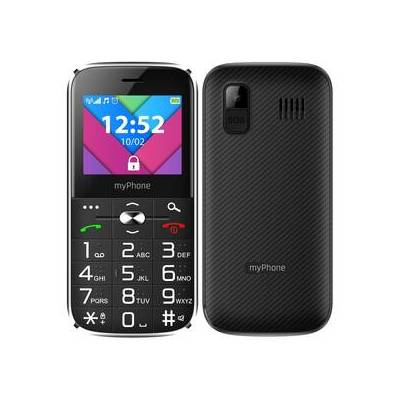Mobilní telefon myPhone Halo C Senior (TELMYSHALOCBK) černý