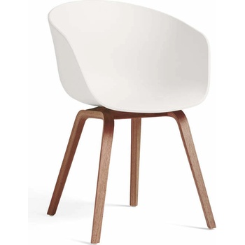 HAY AAC 22 Lacquered Walnut Veneer / white