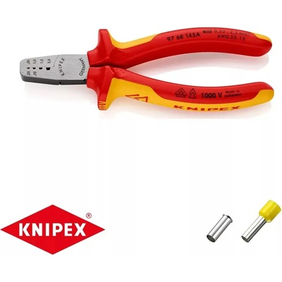 Kleště Knipex 97 68 145 A lisovací na koncové dutinky – Zboží Mobilmania