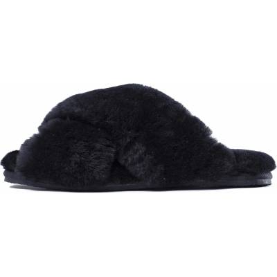 Gooce Домашни пантофи 'Furry' черно, размер 39