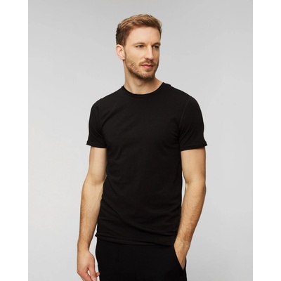 Vlněné pánské tričko We Norwegians Sno černé