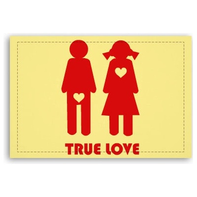 Fotoobraz 90x60 cm střední True Love
