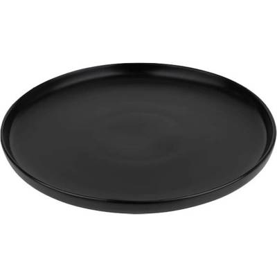 Gastrokuchyn Mělký porcelánový talíř Future Black – Ø 27 cm