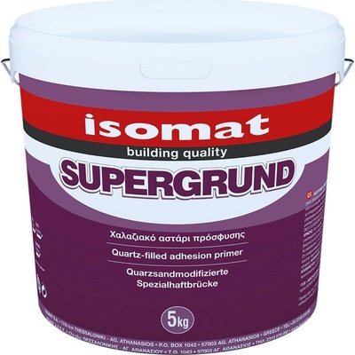 ISOMAT SUPERGRUND Adhezní základ pro zdrsnění podkladu - penetrace, červená, 5 kg
