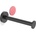 DECOR WALTHER Държач за тоалетна хартия Basic семпъл самозалепващ се монтаж черен мат (0535960)