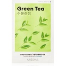 Missha Airy Fit Green Tea plátienková maska s hydratačným účinkom 19 g