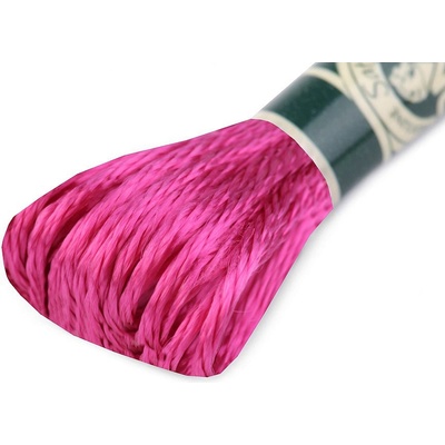 Prima-obchod Vyšívací příze DMC Mouliné Satén, barva S602 Fuchsia Purple